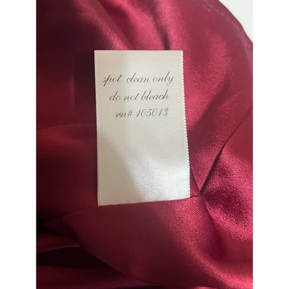 Alya Burgundy Y2K Halter Dress Lined- Womens Size Small - EUC - Picture 7 of 7